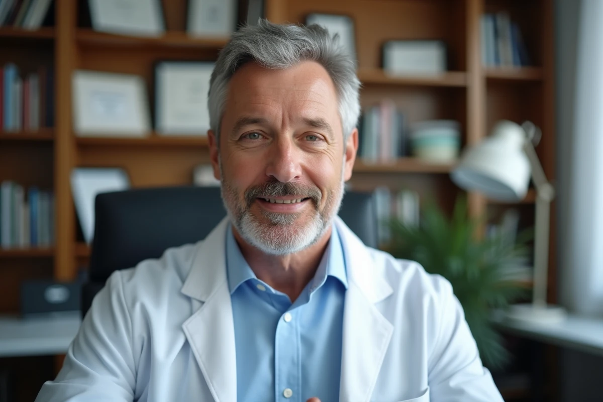 Médecin dermatologue en consultation en ligne